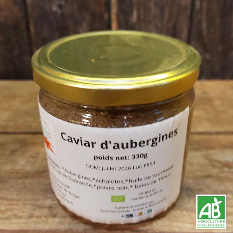 Caviar d'aubergines (330g)