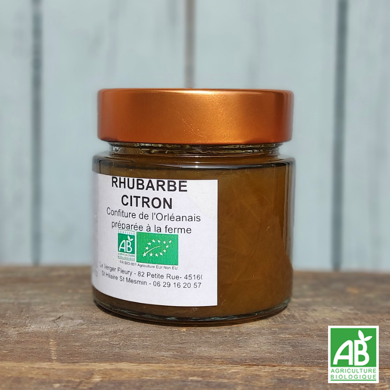 Confiture de Rhubarbe Citron