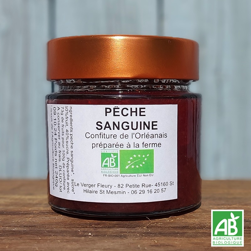 Confiture de Pêche de vigne