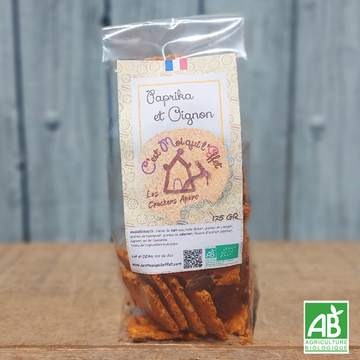 Crackers Paprika et Oignon