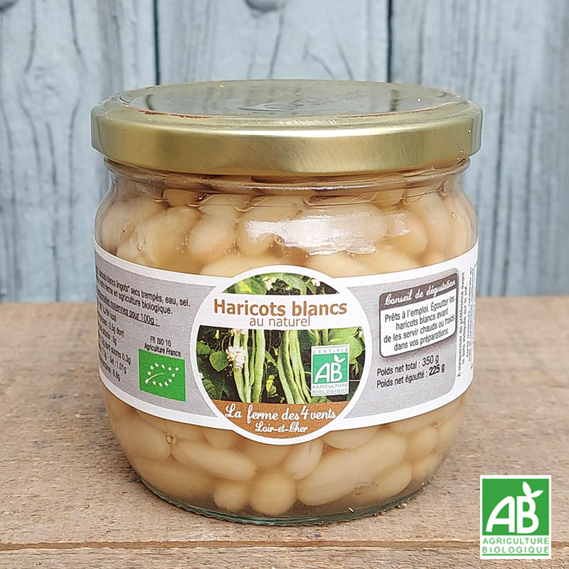 Haricot blanc au naturel (225g)