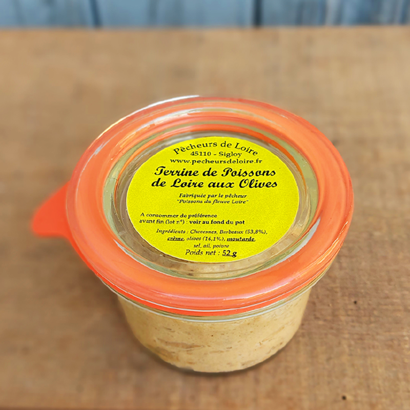 Terrine de Poissons de Loire aux Olives (52g)
