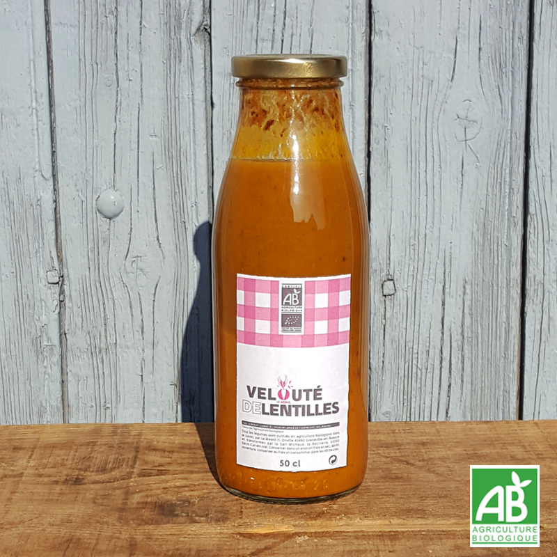 Velouté de lentilles (50cl)
