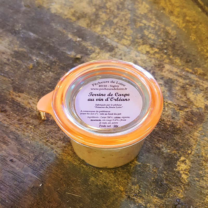 Terrine de Carpe au vin d'Orléans (50g)