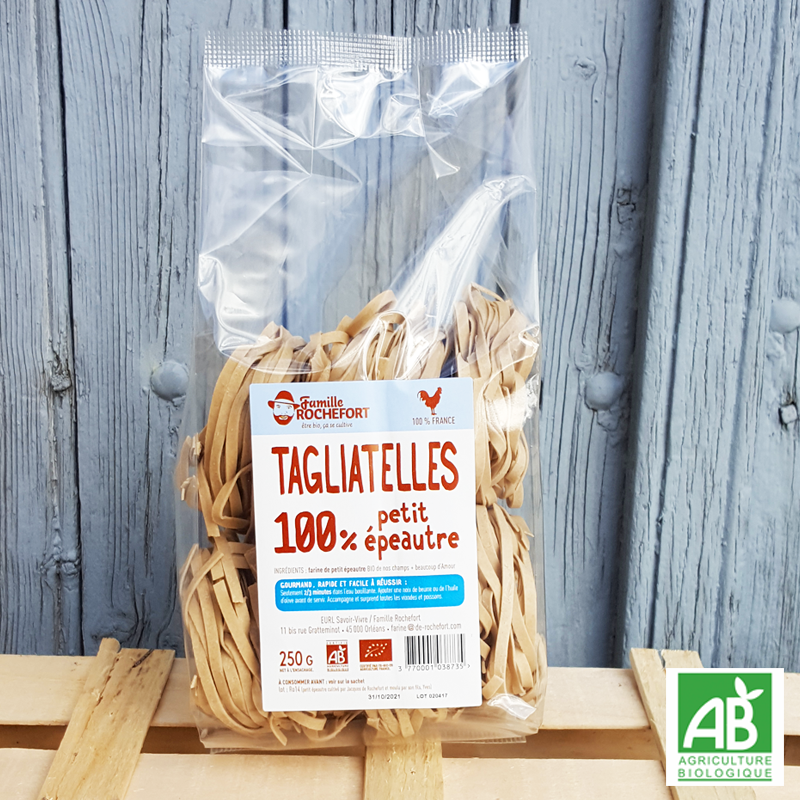 Tagliatelles 100% petit épeautre (250g)