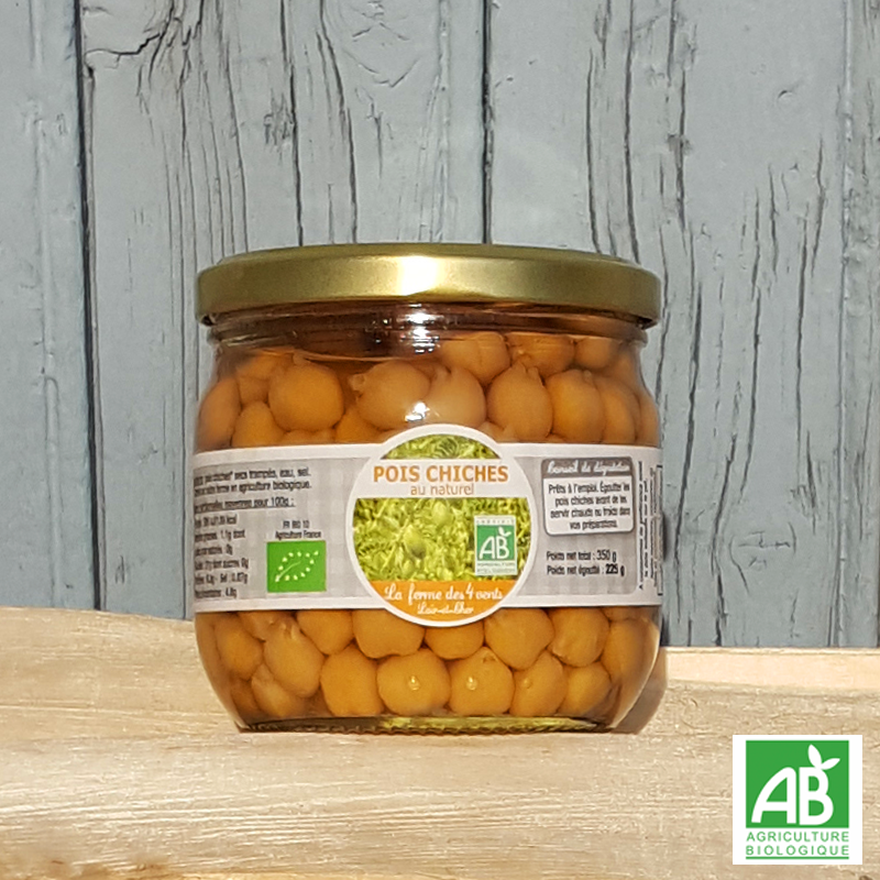 Pois chiche au naturel (225g)