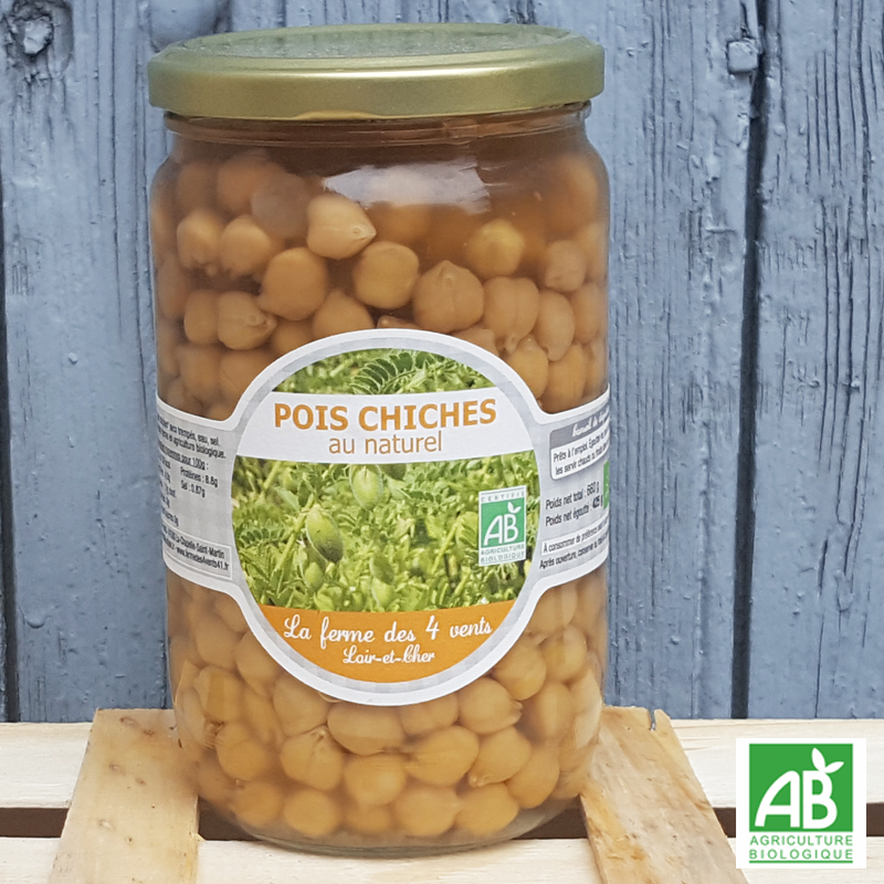 Pois chiche au naturel (425g)