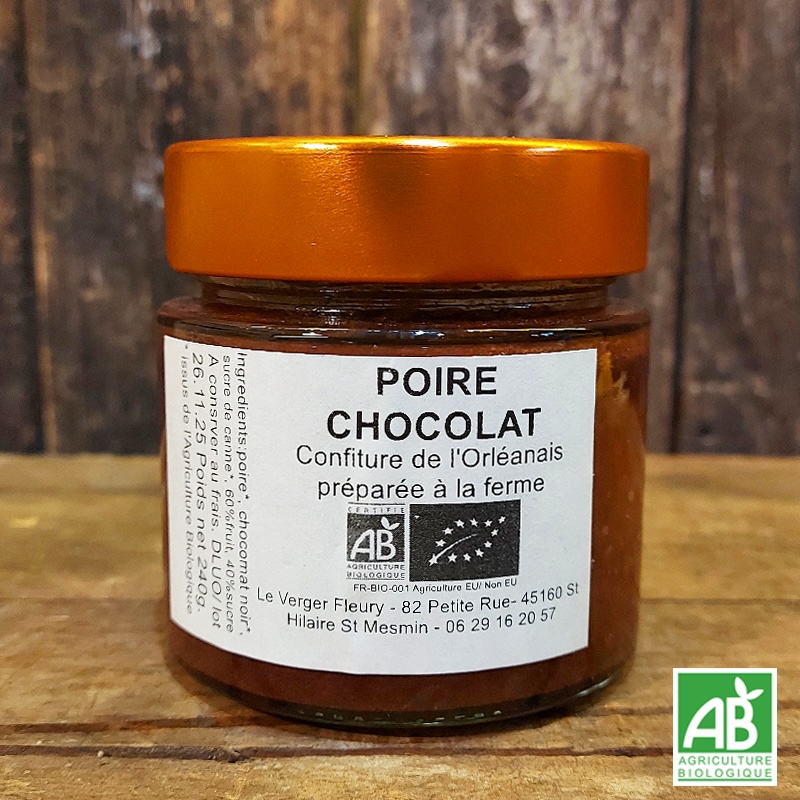 Confiture Poire Chocolat