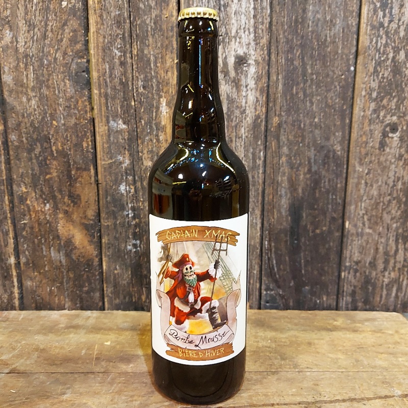 Bière d'hiver - Captain X-Mas (75cl) - Brasserie Barbe Mousse