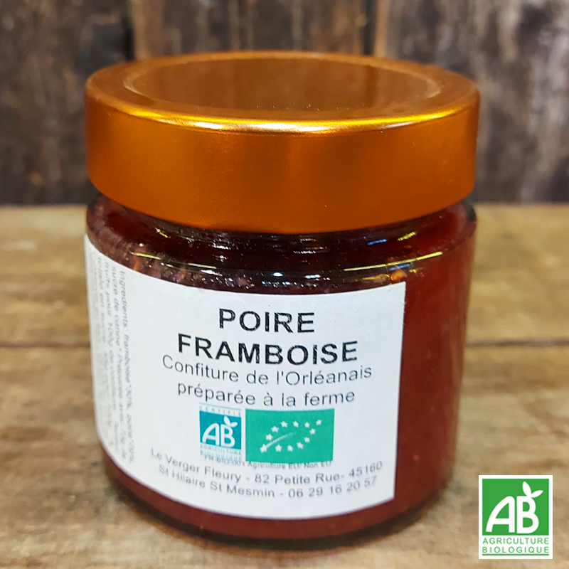 Confiture Poire Framboise