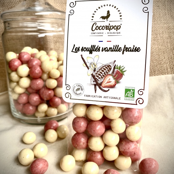 Les Soufflés Vanille Fraise