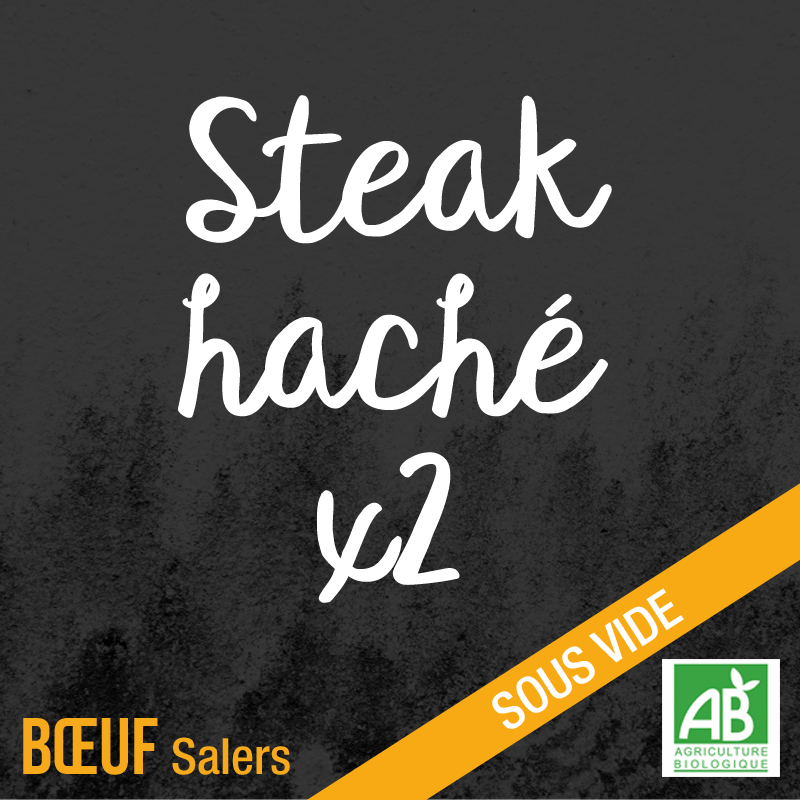 Steak haché x2 - 0.240kg