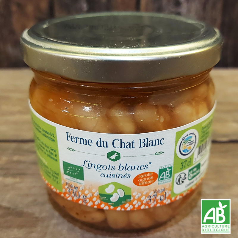 Lingots blancs cuisinés (330g)