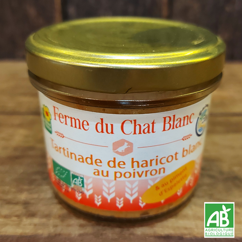 Tartinade haricot poivron piment d'Espelette