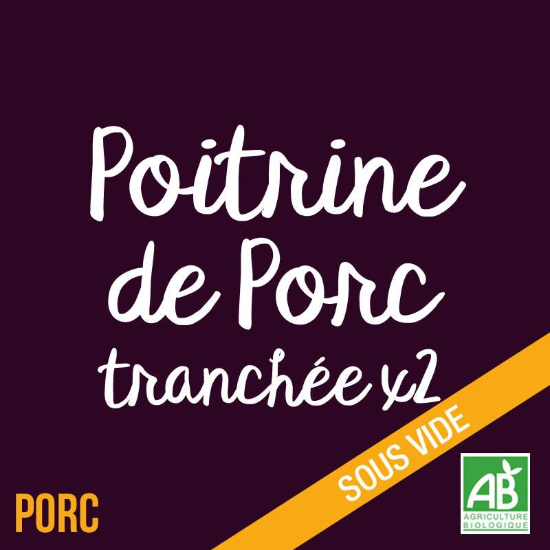 Poitrine de Porc x2 - 0.498kg