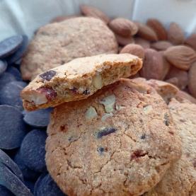 Cookies Chocolat noir Amandes