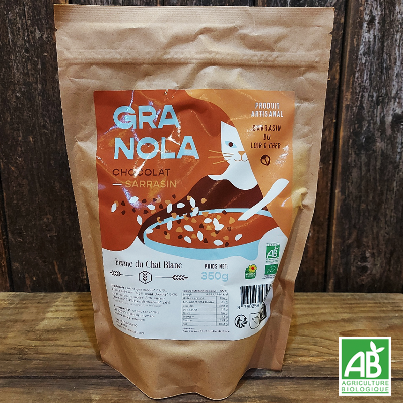 Granola avoine sarrasin chocolat