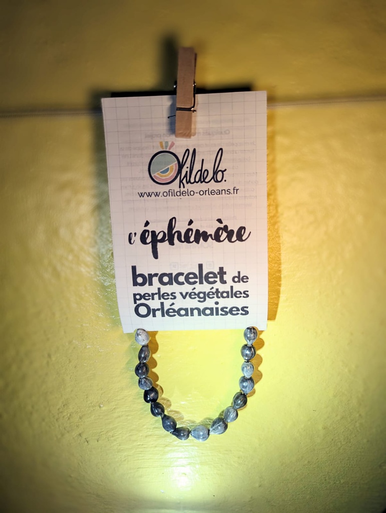 Bracelet - L'éphémère - perles végétales