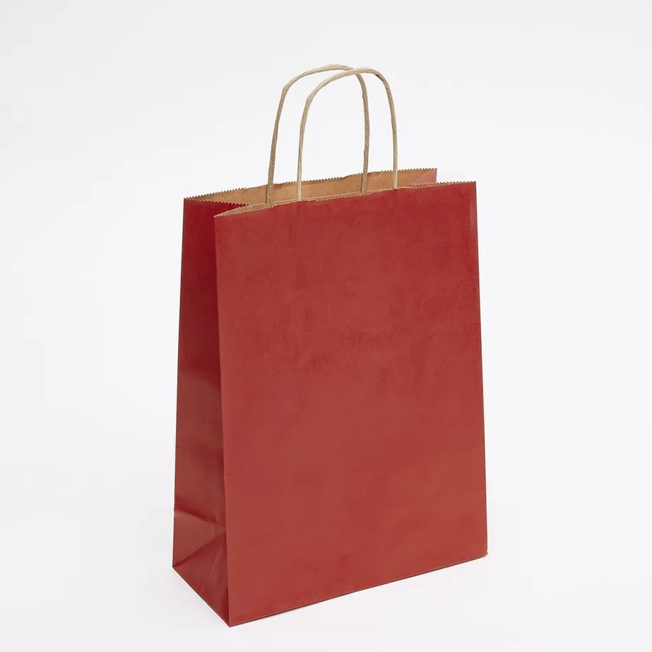 Sac kraft rouge