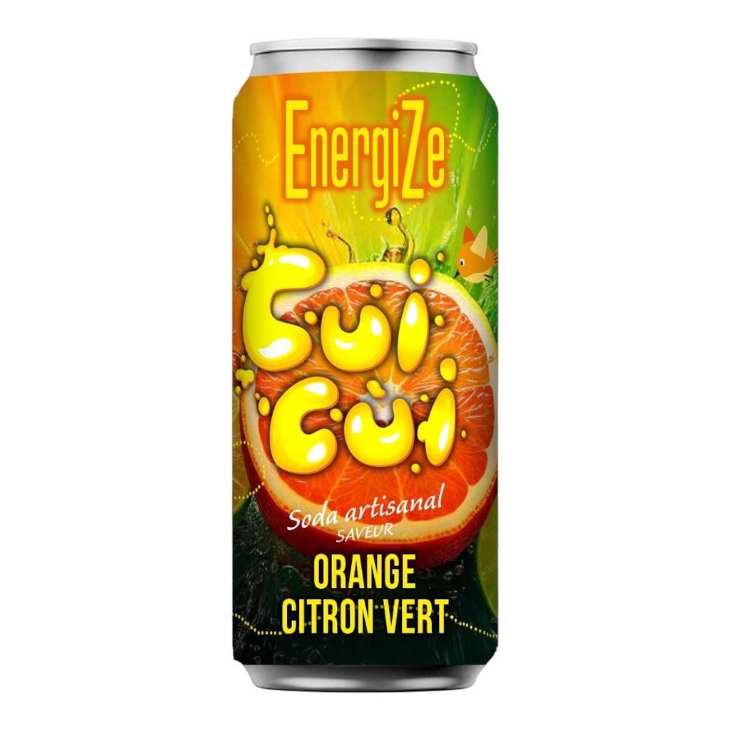 Energize Orange Citron vert "Cui-Cui" (33cl)