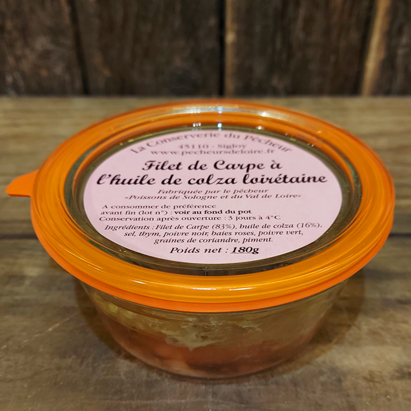 Filets de carpe à l'huile