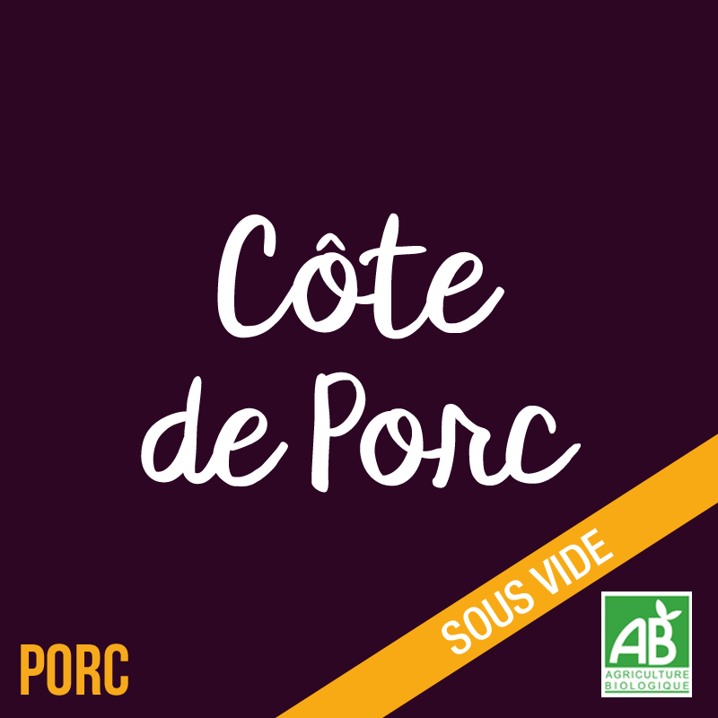 Côte de Porc - échine - 0.638kg