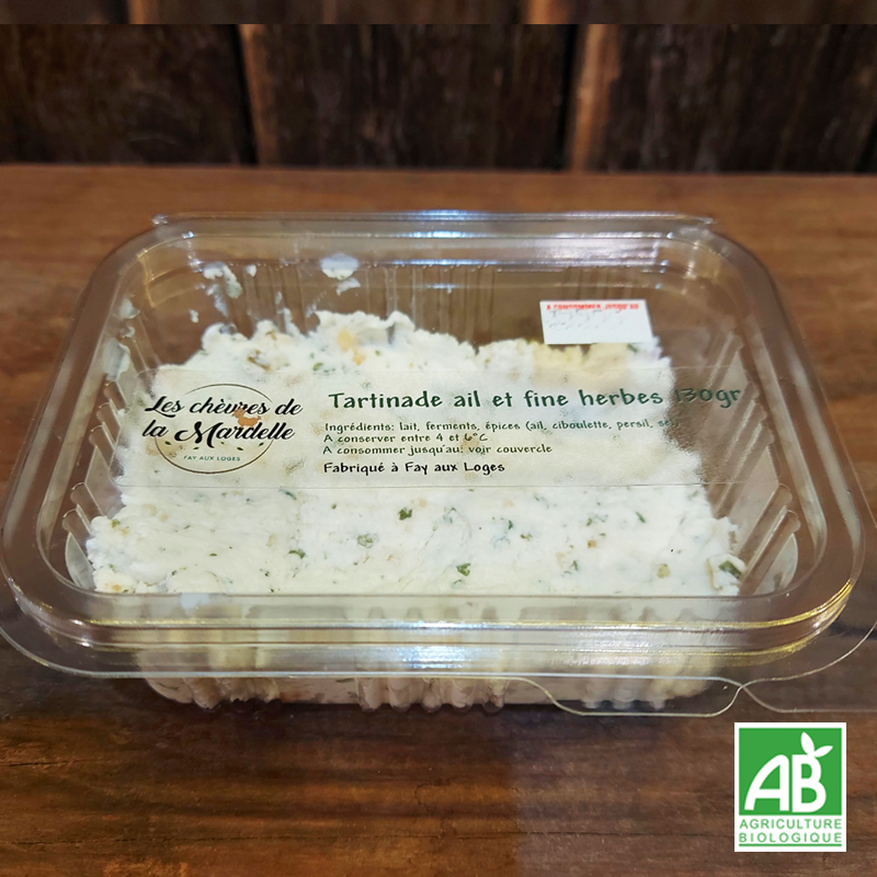 Tartinade ail et fines herbes