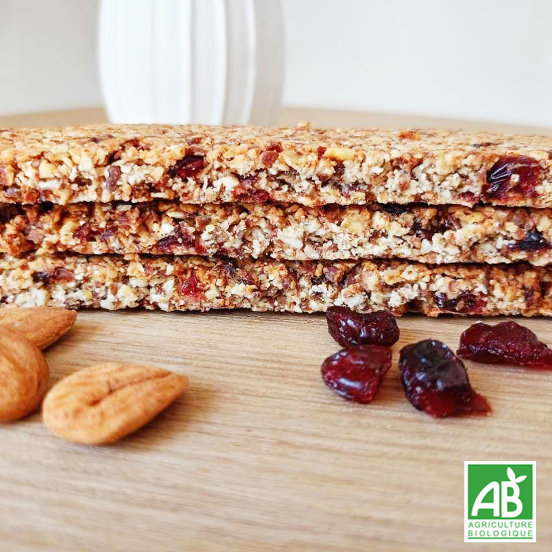 Barre amandes - cranberries