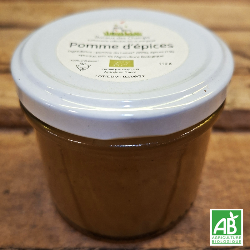 Purée pomme d'épices (110g)
