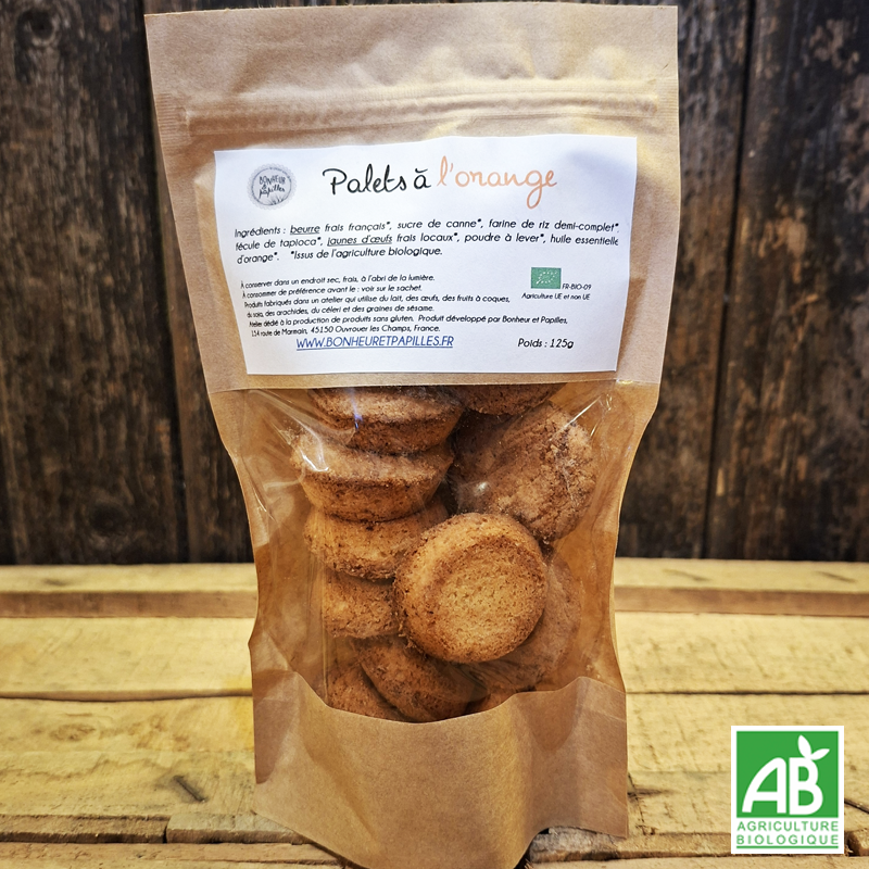 Palets à l'orange