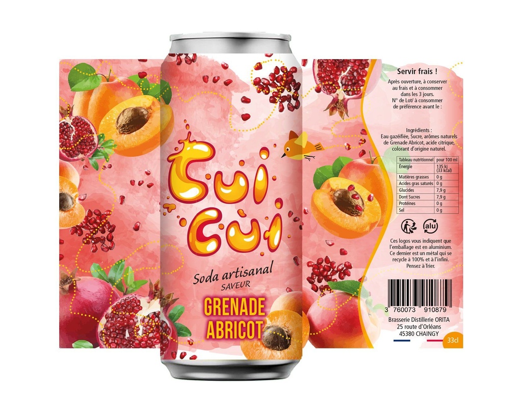 Grenade - Abricot "Cui-Cui" (33cl)