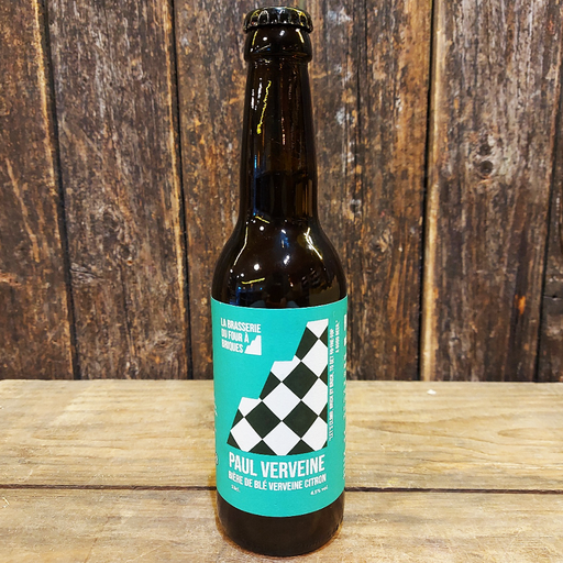 Bière blanche verveine - Hallepoort (33cl) - Brasserie Four à Briques