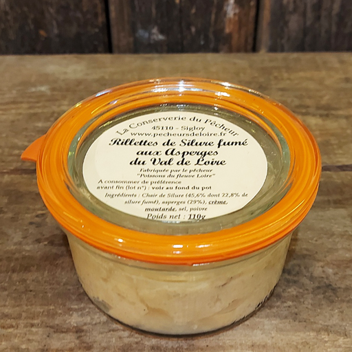 Terrine de Silure fumé aux Asperges du Val de Loire (110g)