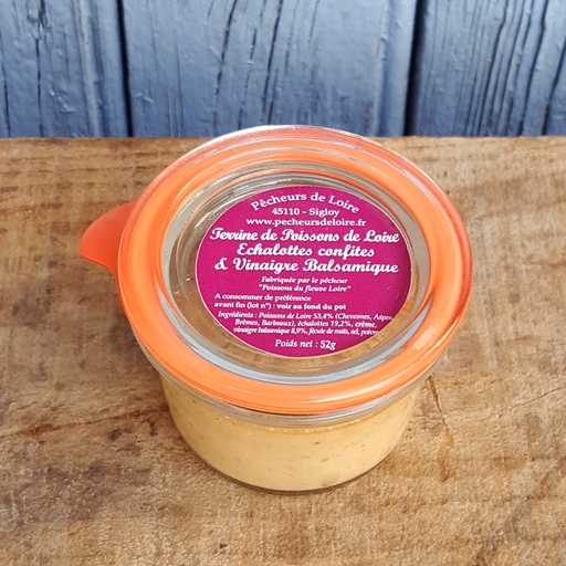Terrine de poissons aux échalotes confites (52g)