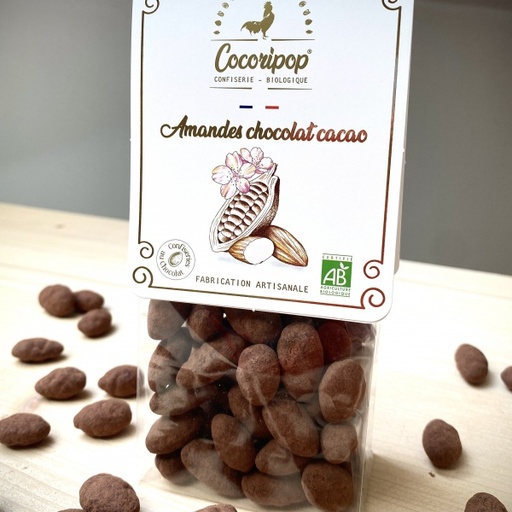 Amandes chocolat poudrée cacao