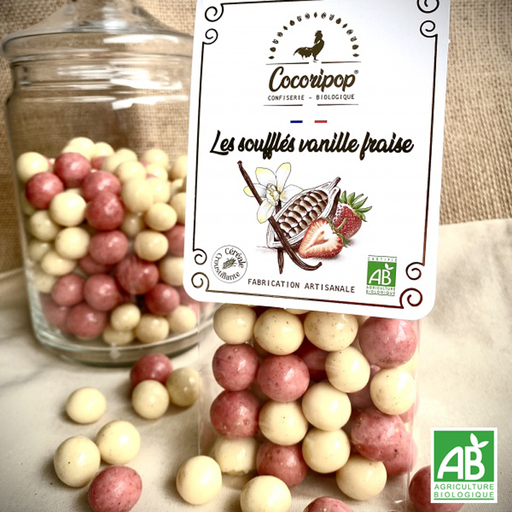 Les Soufflés Vanille Fraise