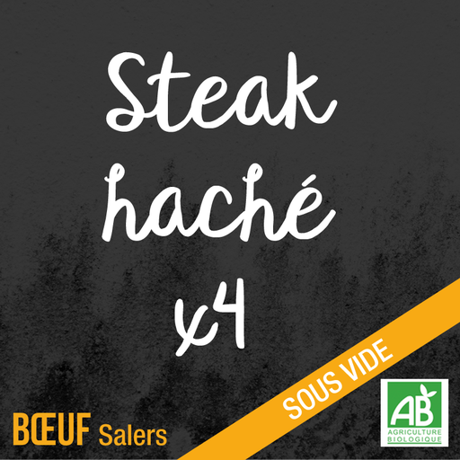 Steak haché x4 - 0,496kg