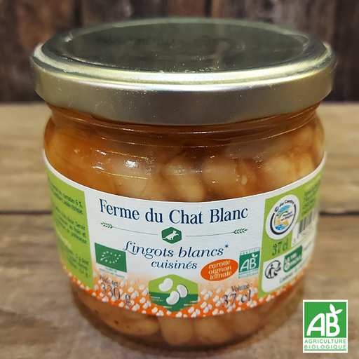 Lingots blancs cuisinés (330g)