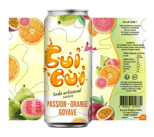 Passion Orange Goyave "Cui-Cui" (33cl)