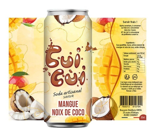 Mangue Noix de Coco "Cui-Cui" (33cl)