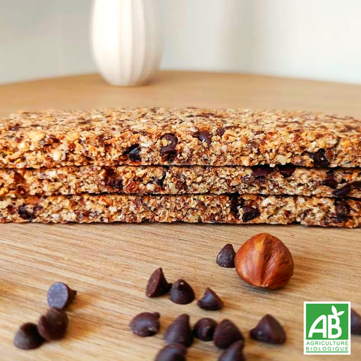 Barre noisettes - pépites de chocolat