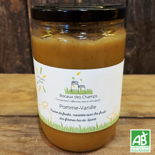 Purée pomme-vanille (600g)