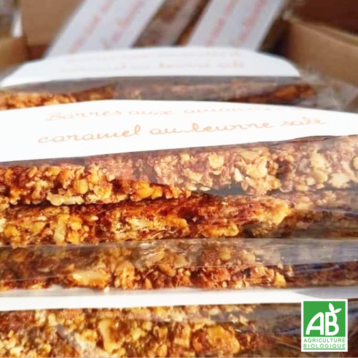 Barre amandes - caramel