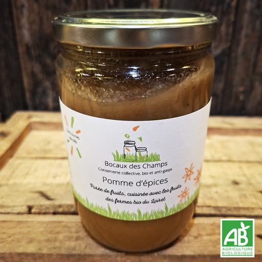 Purée pomme d'épices (600g)