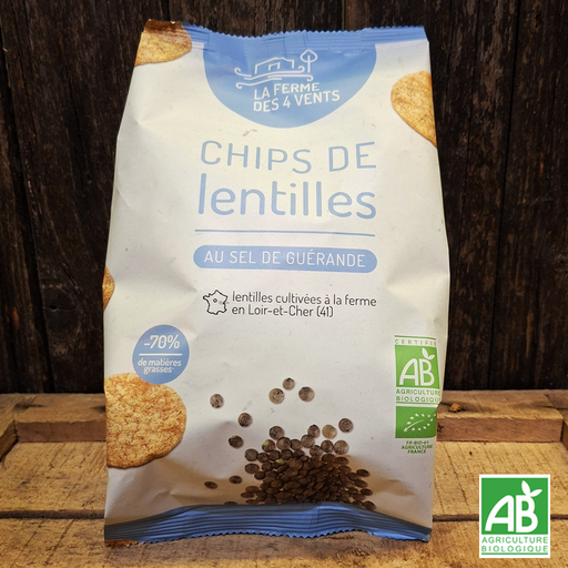 Chips de lentilles Sel de Guérande