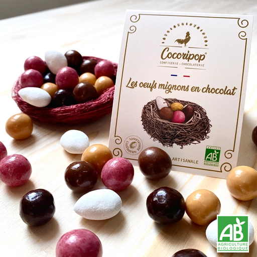 Les Oeufs mignons en Chocolat