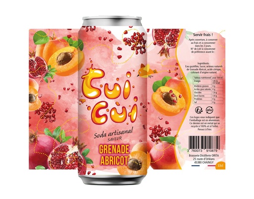 Grenade - Abricot "Cui-Cui" (33cl)