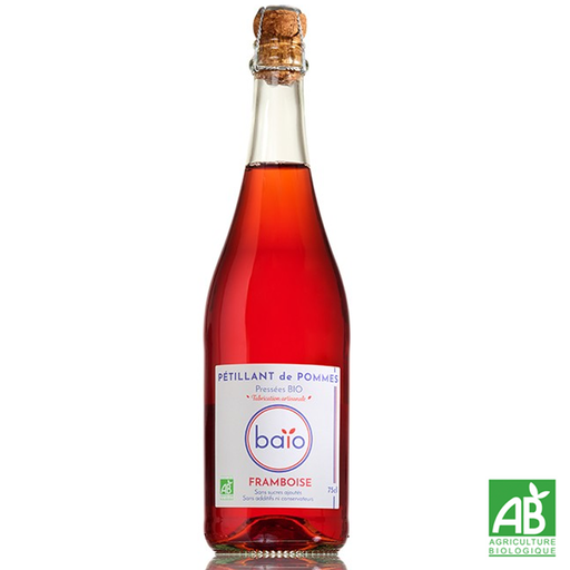 Pétillant de Pommes Framboise (75cl) - Baïo